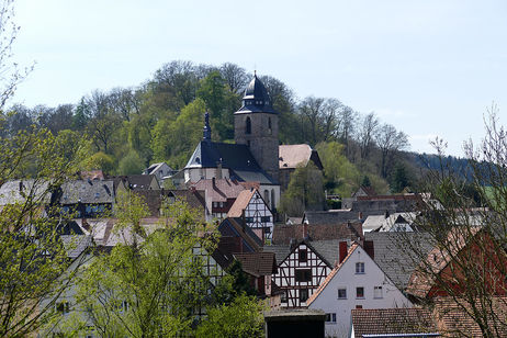 Blick auf die Stadtpfarrkirche St. Crescentius